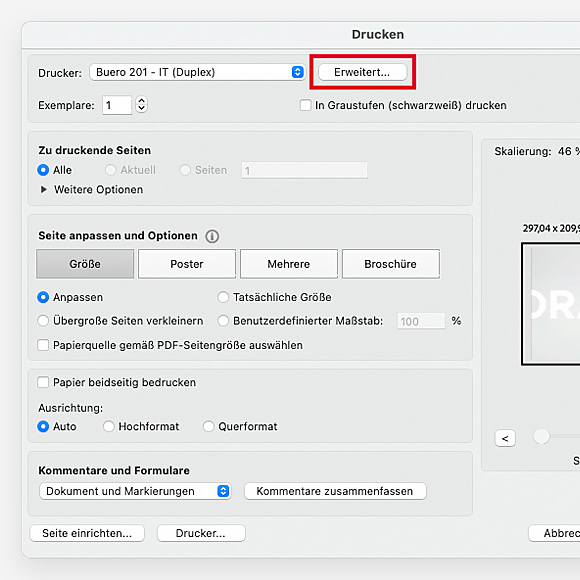 PDF Überdruckvorschau