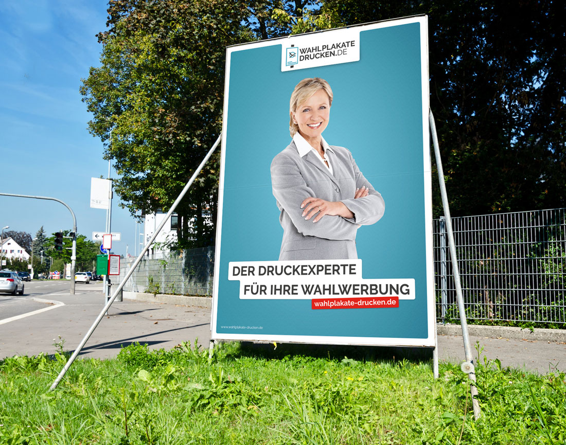 9 1 Plakate Wahlplakate Vom Druckexperten Wahlplakate Drucken De