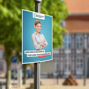 Plakate Wahlplakate Vom Druckexperten Wahlplakate Drucken De