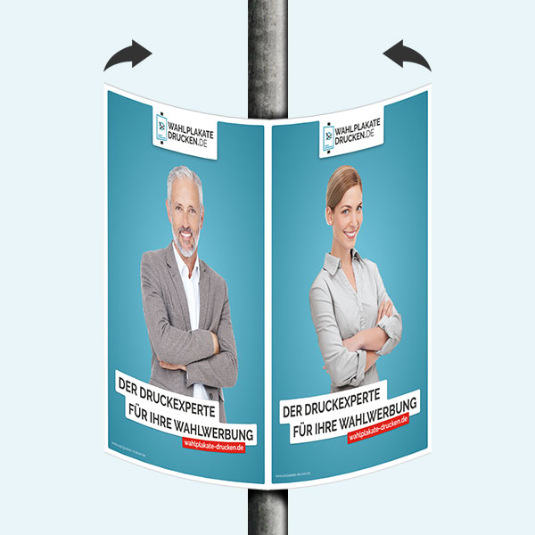 Hohlkammer Doppelplakate Wahlplakate Vom Druckexperten Wahlplakate Drucken De